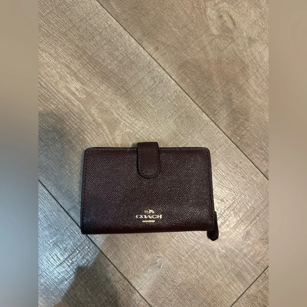 Coach Dark Brown Leather Crossbody Bag and Wallet - Picture 6 of 10